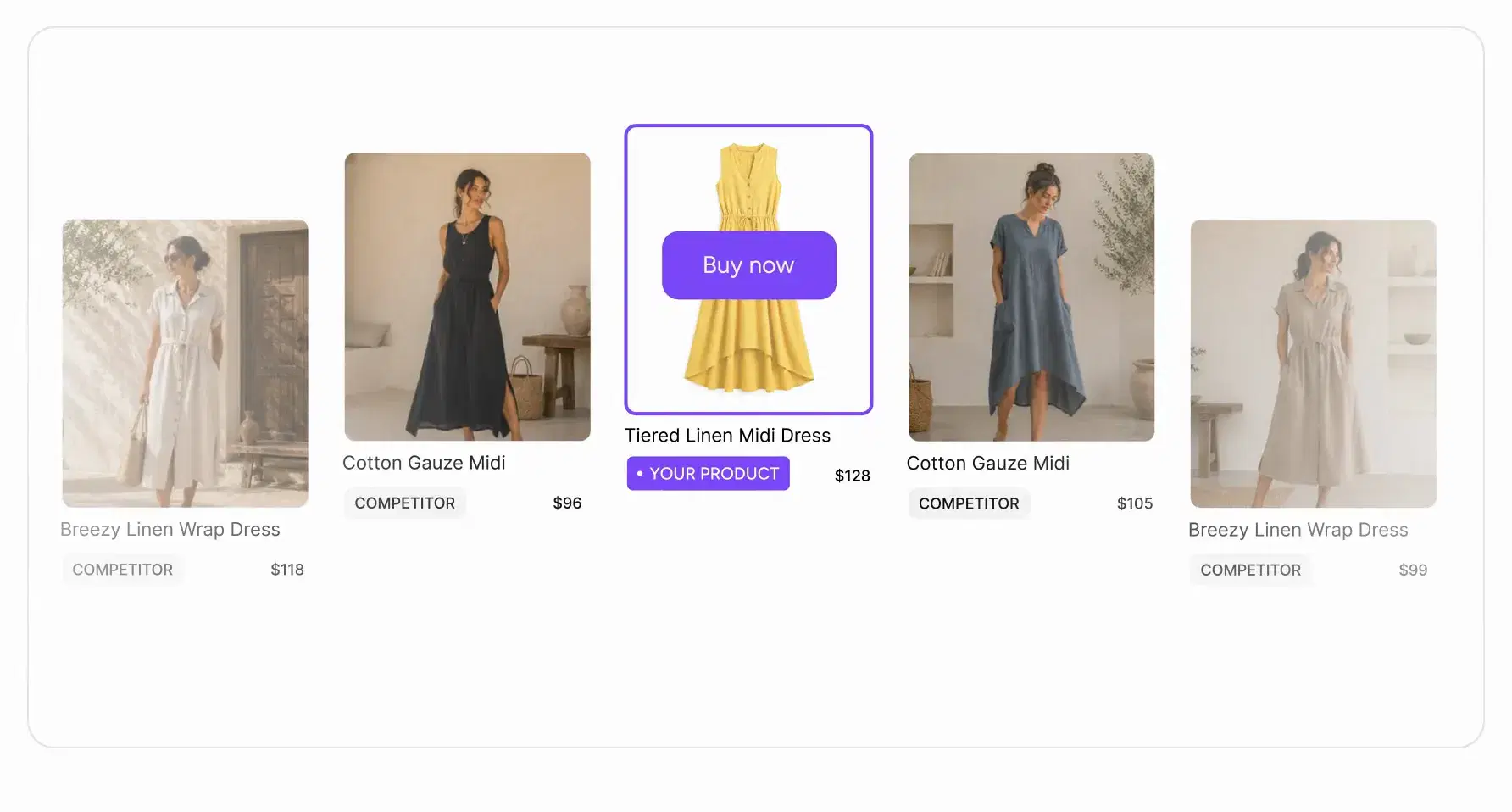 Paz product tour showing AI shopping visibility and catalog optimization
