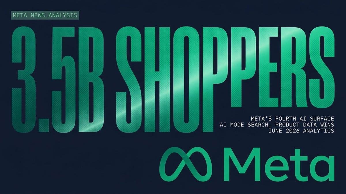 Meta Just Turned 3.5B Users Into a Shopping Surface